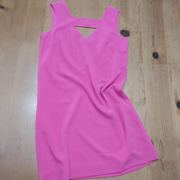 Banana Republic fuchsia fully lined dress Sz 0 - Picture 1 of 3